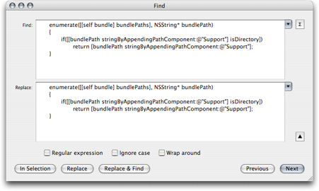Multi Line Find Dialog